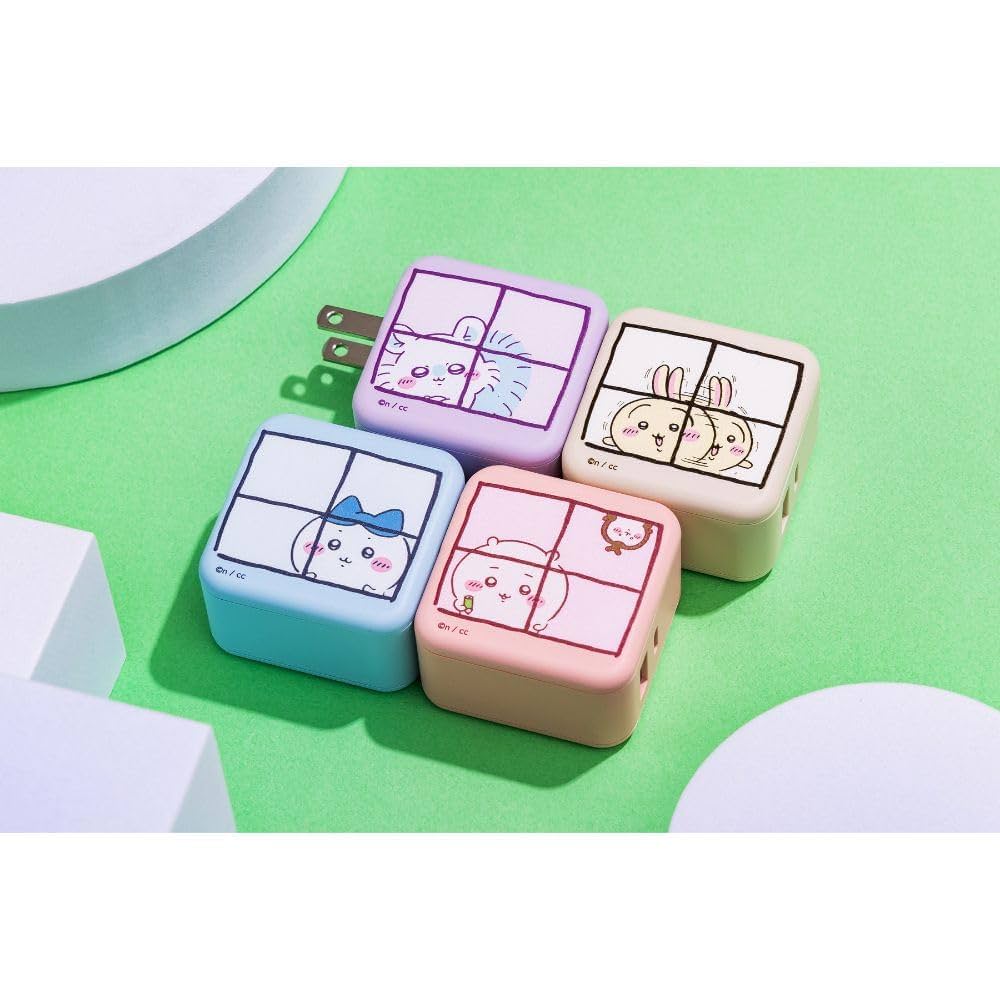 Amazon | ちいかわ 2台同時充電/32W ACアダプタ（モモンガ